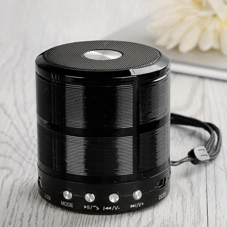 Altoparlante Bluetooth WS-887 con cordino, supporto per chiamate in vivavoce, disco FM e U, scheda TF e AUX