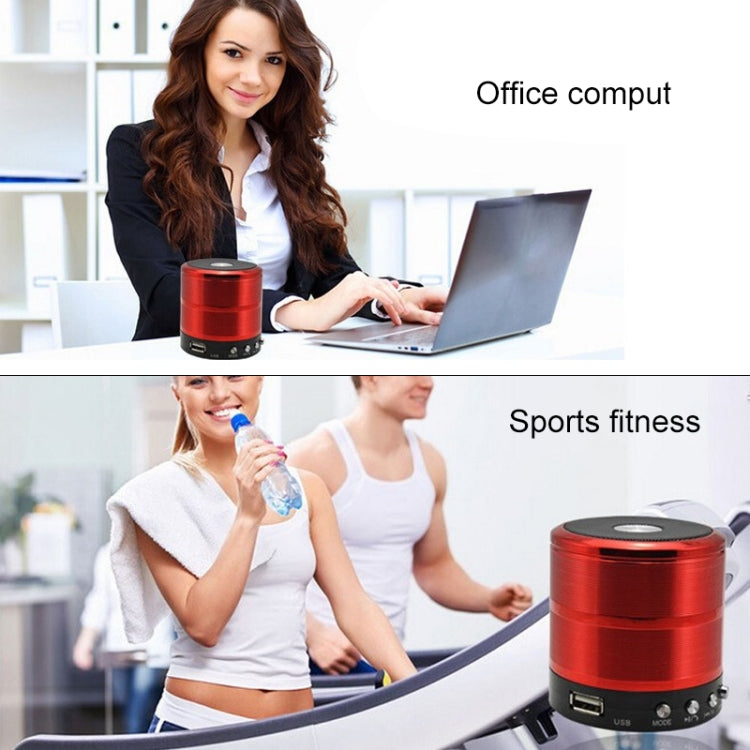 Altoparlante Bluetooth WS-887 con cordino, supporto per chiamate in vivavoce, disco FM e U, scheda TF e AUX