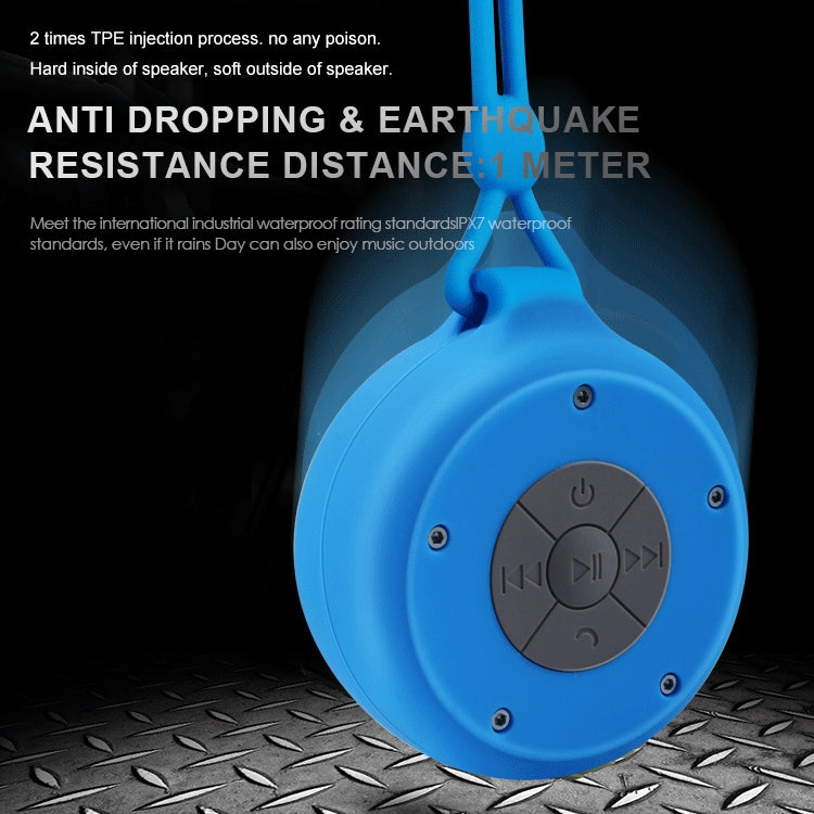 Altoparlante Bluetooth impermeabile con ventosa Q50 per bagno