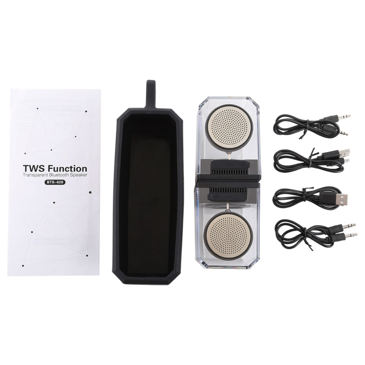 BTS-628 Altoparlante Bluetooth 4.2 trasparente con funzione TWS