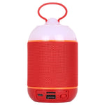 T&G TG605 Altoparlante stereo portatile wireless Bluetooth V5.0, microfono incorporato, supporto chiamate in vivavoce, scheda TF e disco U, audio AUX e FM (blu), TG605