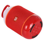 T&G TG605 Altoparlante stereo portatile wireless Bluetooth V5.0, microfono incorporato, supporto chiamate in vivavoce, scheda TF e disco U, audio AUX e FM (blu), TG605