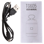 T&G TG605 Altoparlante stereo portatile wireless Bluetooth V5.0, microfono incorporato, supporto chiamate in vivavoce, scheda TF e disco U, audio AUX e FM (blu), TG605