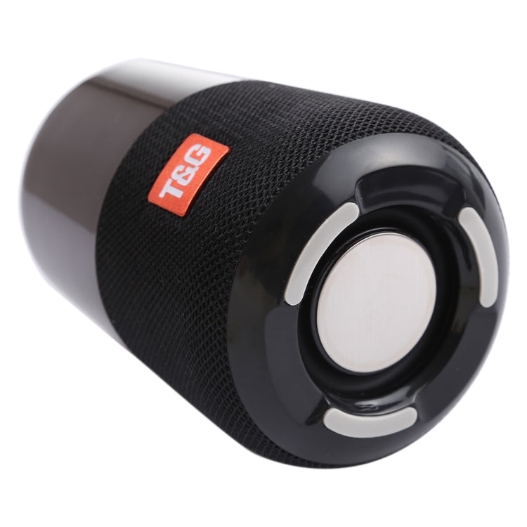 T&G TG168 Altoparlante stereo portatile wireless Bluetooth V5.0 con maniglia, microfono integrato, supporto luce LED lampeggiante e scheda TF e disco U, ingresso AUX e FM, TG168