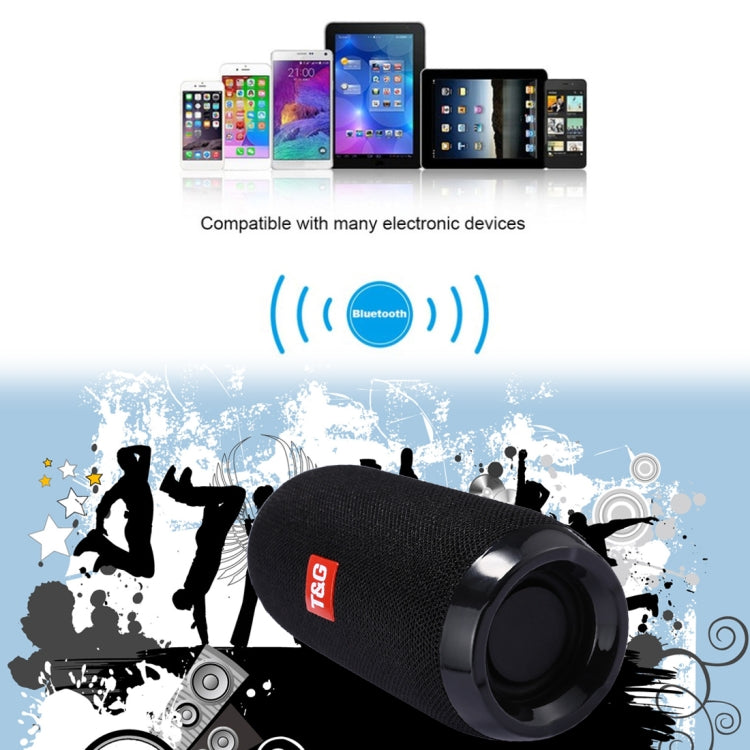 con microfono integrato, supporta chiamate in vivavoce, scheda TF, ingresso AUX e FM, distanza Bluetooth: 10 m., TG117, TG1127