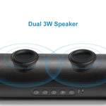 Altoparlante Bluetooth impermeabile con microfono e LED