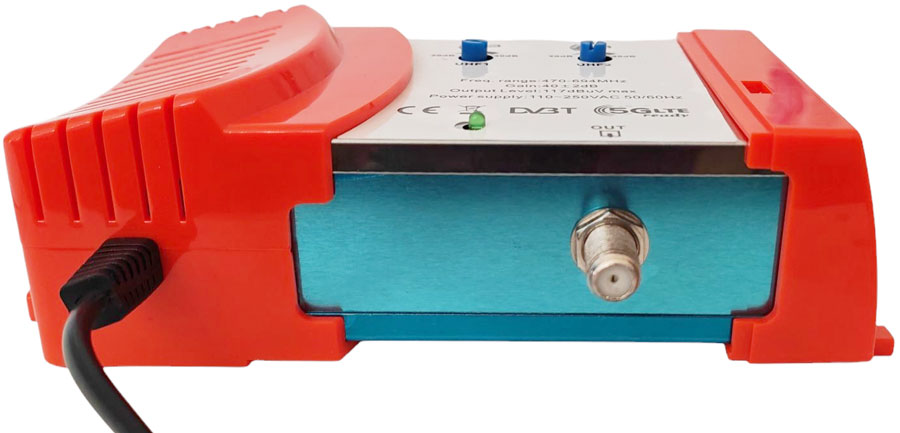 Centralina per antenna TV 2 ingressi UHF regolabili 8053323555193 MT195