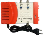 Centralina per antenna TV 2 ingressi UHF regolabili 8053323555193 MT195