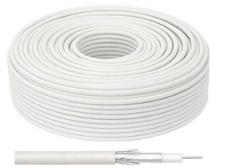 Cavo coassiale schermato RG59 75 ohm CCS matassa da 100m 8053323556145 MT448