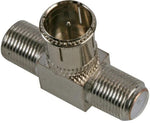 Adattatore F Maschio a Doppia Presa F Femmina – Connettore a T MT452