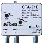 Amplificatore da palo 2 ingressi UHF - 1 uscita STA-21D 8053323554462 STA-21D MT748