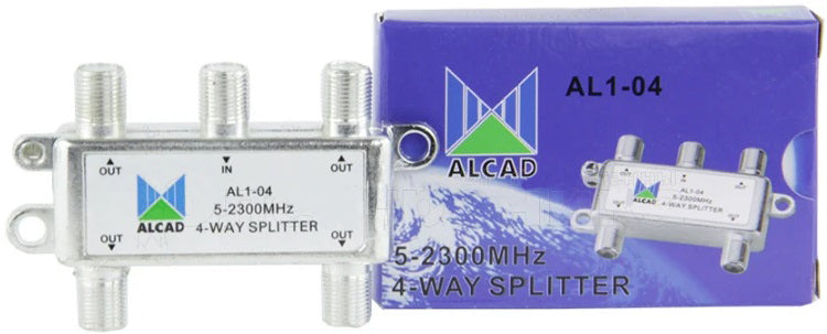 Splitter 4 uscite 5-2300mHz Alcad AL1-04