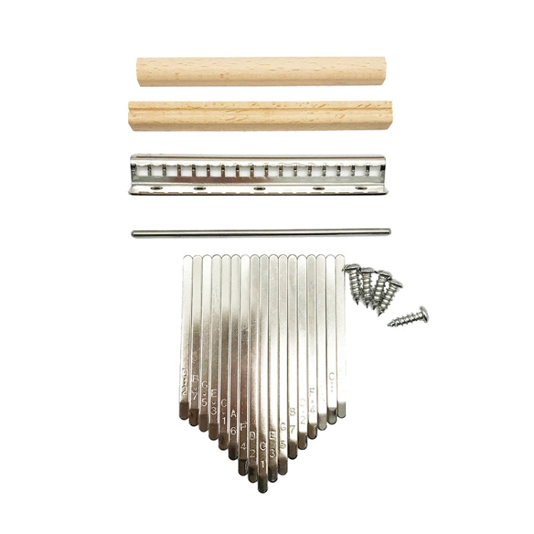 Kit di accessori per plettro Kalimba da 2 pezzi, 17 toni, per pianoforte, 2 PCS 17 Tone