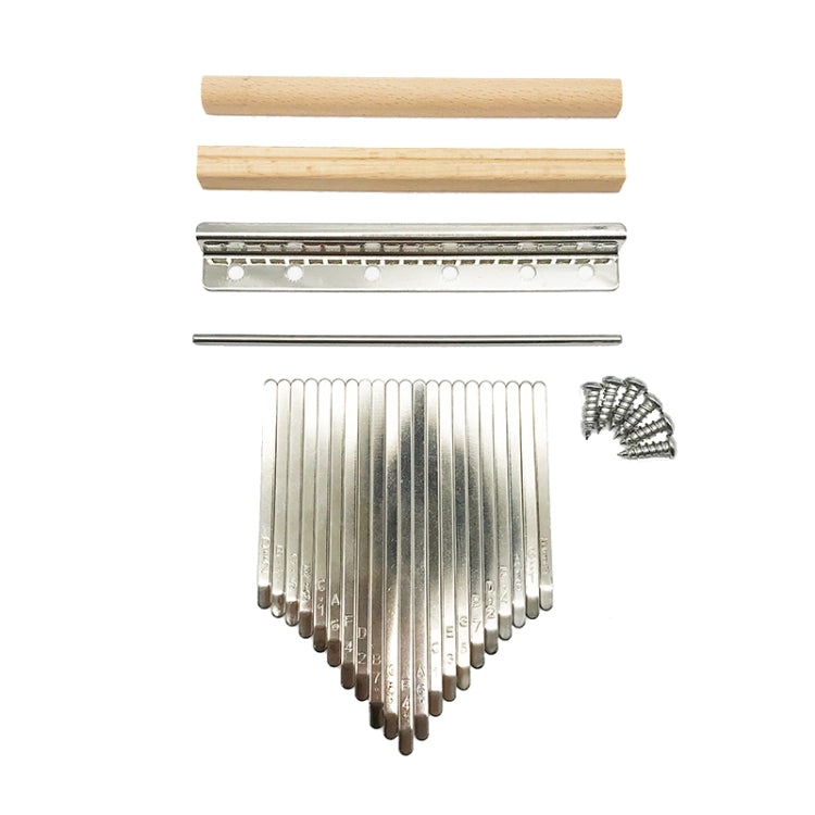Kit accessori plettri Kalimba 21 toni in acciaio