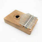 Kalimba in legno di mogano a 17 toni 12x19x5 cm