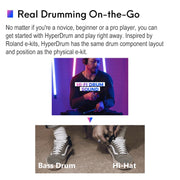 Kit di batteria virtuale somatosensoriale Hyperdrum Strumento musicale portatile intelligente, Hyperdrum Somatosensory Virtual Drum
