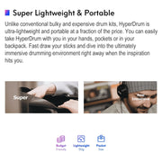 Kit di batteria virtuale somatosensoriale Hyperdrum Strumento musicale portatile intelligente, Hyperdrum Somatosensory Virtual Drum