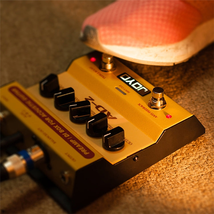 JOYO AD-2 Preamplificatore da pavimento per chitarra acustica DI