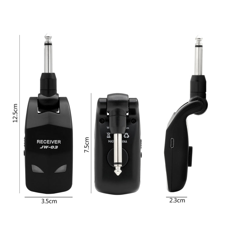 Ricevitore di trasmissione wireless per trasmettitore digitale per chitarra elettrica JOYO JW-03 2.4G, JW-03