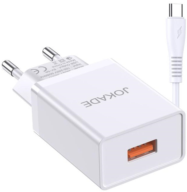 Caricabatterie USB type C ricarica rapida 5V/5A JB022 6921042126210 N061