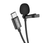 Microfono a cravatta per cellulari e tablet connettore USB Type C N075