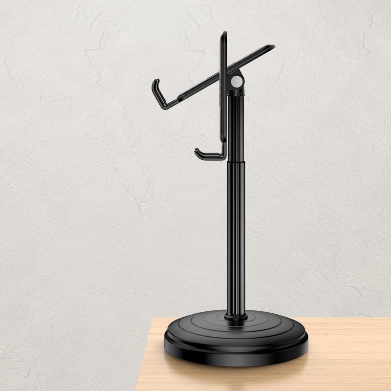 Supporto da tavolo per smartphone e tablet nero N100