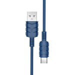 Cavo per ricarica e sincronizzazione type C 2m 3A blu KSC-716 N118