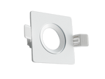 Supporto in alluminio da incasso orientabile KLAK lampade GU10 MR16 finitura bianca Century