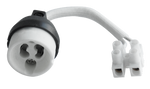Supporto in alluminio da incasso orientabile KLAK lampade GU10 MR16 finitura bianca Century 9014003050048 901400305004 N169