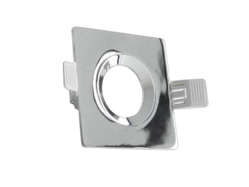 Supporto in alluminio da incasso orientabile KLAK lampade GU10 MR16 finitura cromo Century