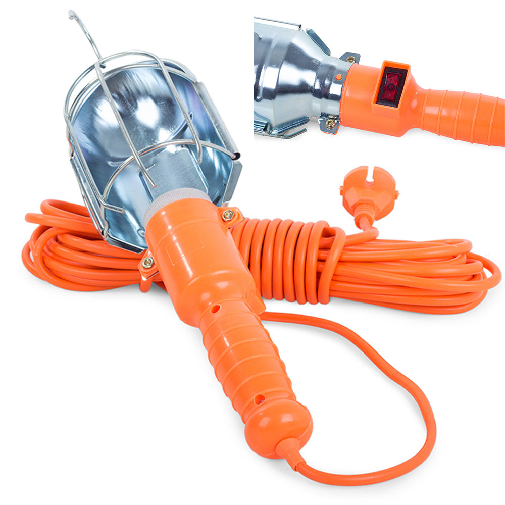 Lampada da lavoro E27 portatile con cavo 10m 11016 5907451312582 N208