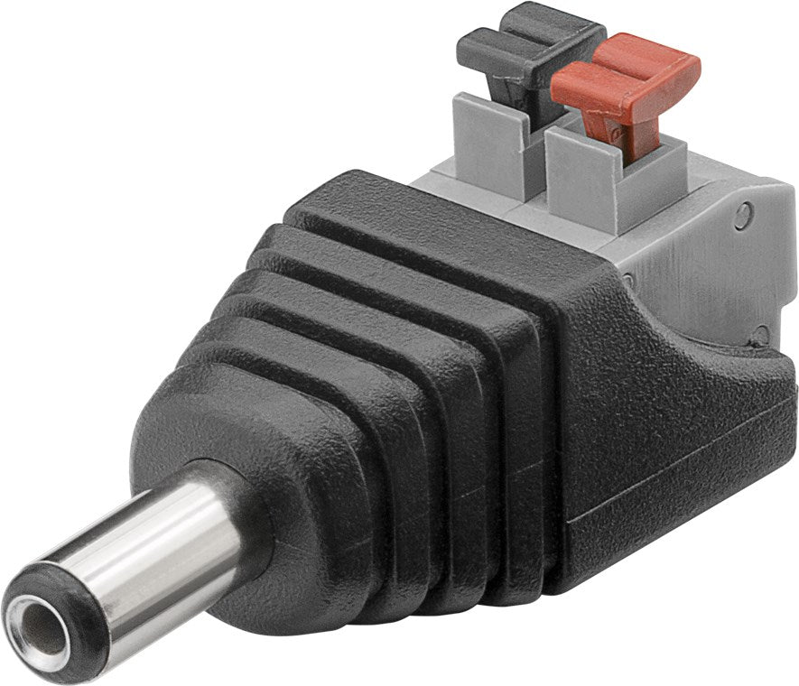 Adattatore DC 5,5x2,1mm con morsetti 2 pin