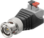 Connettore BNC con morsetti a pressione 2 pin Goobay