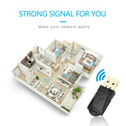 Adattatore WiFi USB wireless Rocketek RT-WL3 da 300 Mbps 802.11 n/a/g