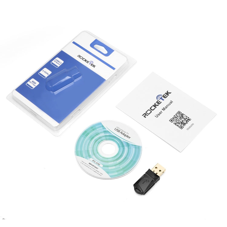 Adattatore WiFi USB wireless Rocketek RT-WL3 da 300 Mbps 802.11 n/a/g
