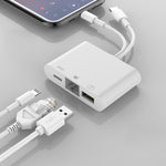 Adattatore 3 in 1 USB-C e RJ45 NK-107 Pro