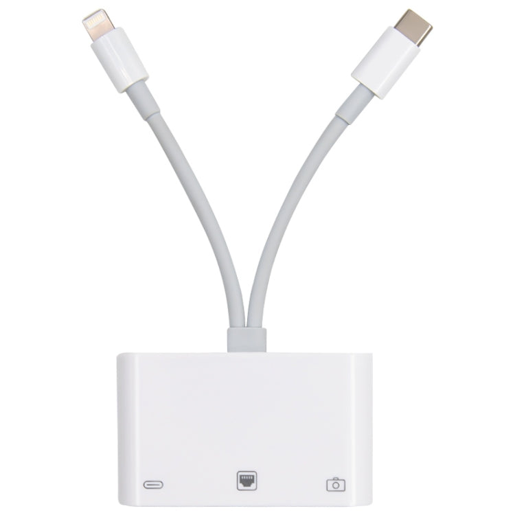 Adattatore 3 in 1 USB-C e RJ45 NK-107 Pro