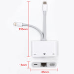 Adattatore 3 in 1 USB-C e RJ45 NK-107 Pro