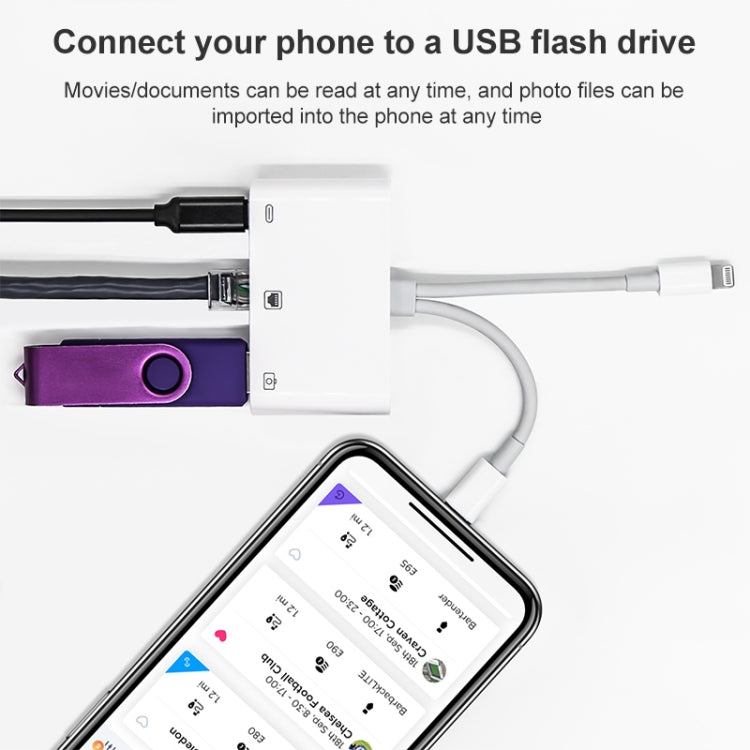 Adattatore 3 in 1 USB-C e RJ45 NK-107 Pro