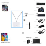 Adattatore 3 in 1 USB-C e RJ45 NK-107 Pro