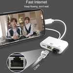 Adattatore 3 in 1 USB-C e RJ45 NK-107 Pro