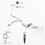 Adattatore 2 in 1 USB-C e RJ45 NK-1035 Pro