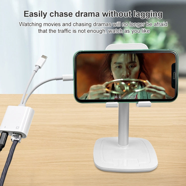 Adattatore 2 in 1 USB-C e RJ45 NK-1035 Pro