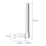Adattatore di rete USB WiFi COMFAST CF-WU713N da 300 Mbps, CF-WU713N
