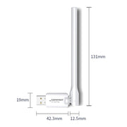 Adattatore di rete USB WiFi COMFAST CF-WU713N da 300 Mbps, CF-WU713N