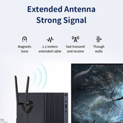 COMFAST CF-AX210 PLUS 5374Mbps Tri-band + Bluetooth 5.2 Scheda di rete Wireless WiFi6E PCI-E, CF-AX210 PLUS