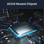 COMFAST CF-AX210 PLUS 5374Mbps Tri-band + Bluetooth 5.2 Scheda di rete Wireless WiFi6E PCI-E, CF-AX210 PLUS