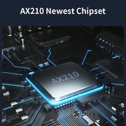 COMFAST CF-AX210 PLUS 5374Mbps Tri-band + Bluetooth 5.2 Scheda di rete Wireless WiFi6E PCI-E, CF-AX210 PLUS