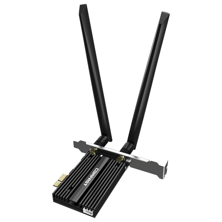COMFAST CF-AX210 PRO 5374Mbps Tri-band + Bluetooth 5.2 Scheda di rete wireless WiFi6E PCI-E con dissipatore di calore, CF-AX210 PRO