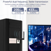 Ricevitore adattatore di rete USB WiFi dual-band COMFAST CF-822AC 600Mbps 5G, CF-822AC